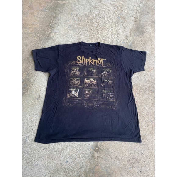 Vintage Shirts Vintage Y2k Slipknot Double Sided Metal Band Tee
